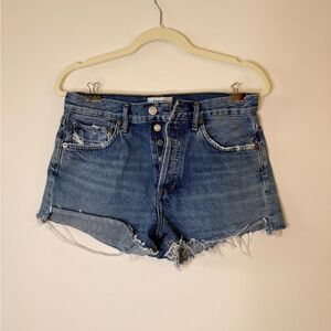 Agolde Classic Blue Jean Shorts